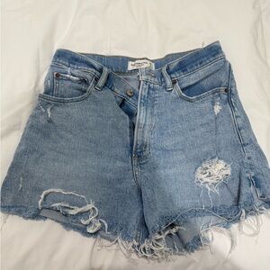 Abercrombie & Fitch Blue Jean Shorts